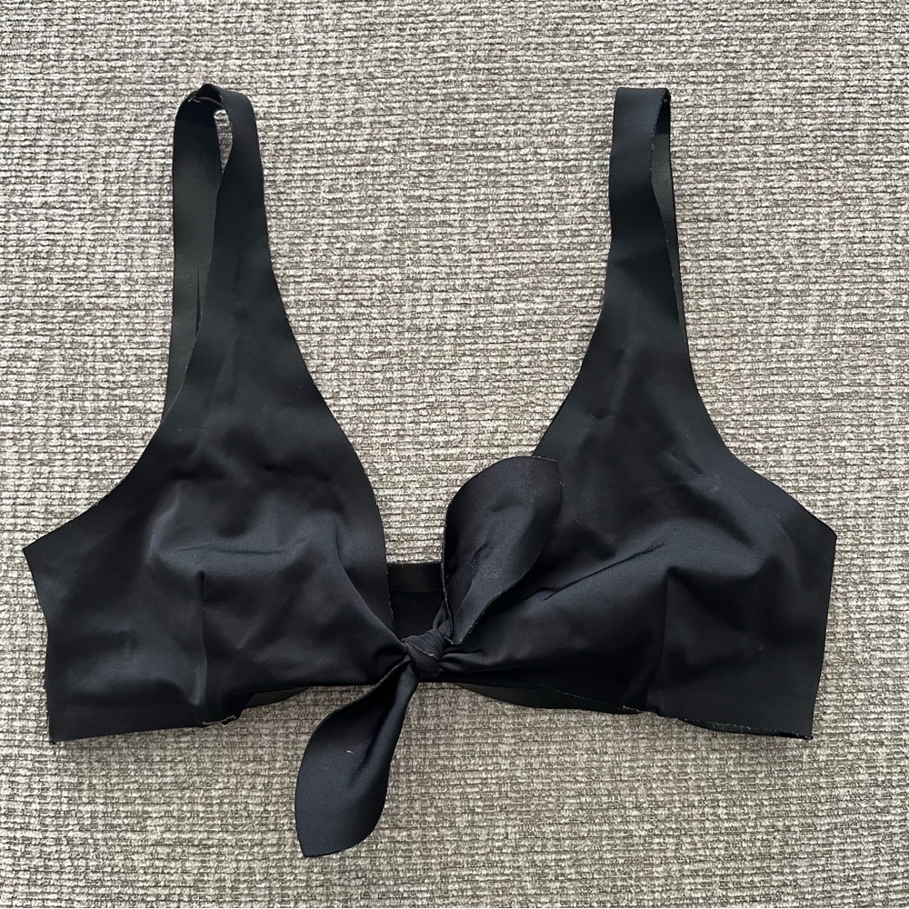 onewith swim Westerly Tie Front Bikini Top | Medium